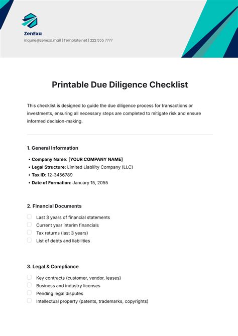 Aima Due Diligence Questionnaire Template
