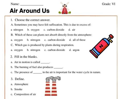 Air Around Us Class 6th Notes