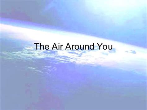 air around you guided and study answers