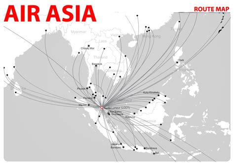 Air Asia Network Map