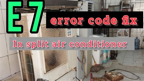 Air Conditioner Error Code E7 For Chigo
