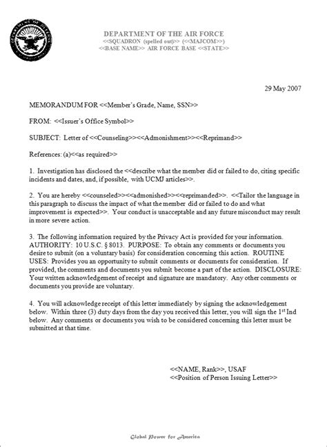 Air Force Loc Examples
