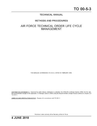 air force technical order 00 20 1