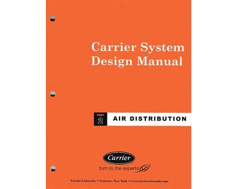 Full Download Air Distribution Part 2 Carrier System Design Manual 