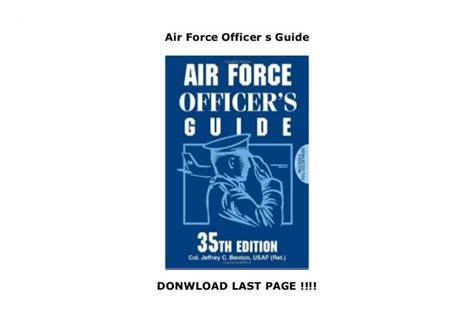 Read Air Force Action Officer Guide 