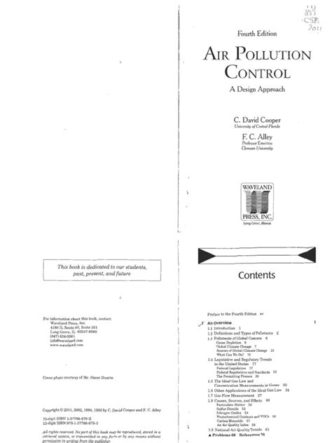 Download Air Pollution Control A Design Approach Pdf Pdf Download 