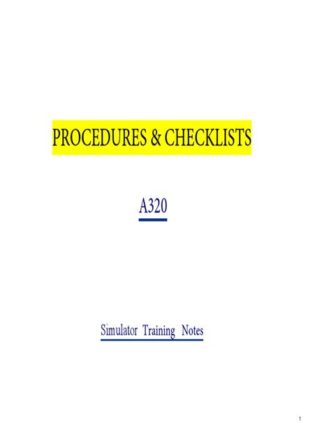 Download Airbus A320 Engineer Training Notes 