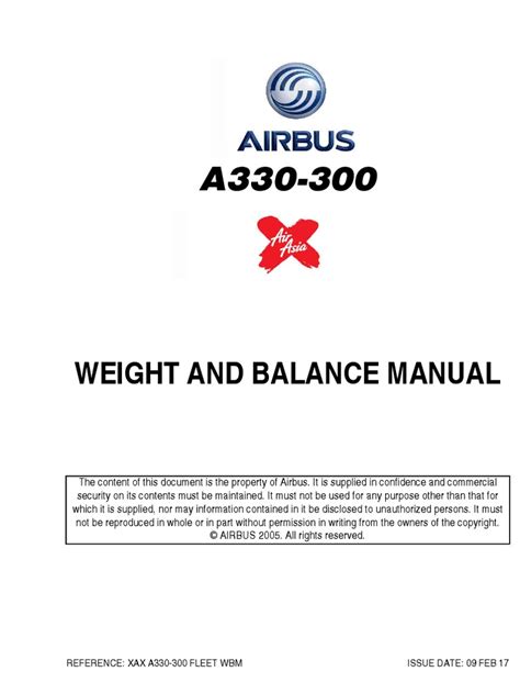 Full Download Airbus A330 Weight And Balance Manual 