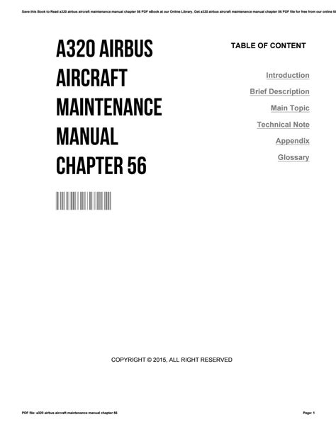Read Airbus Aircraft Maintenance Manual 