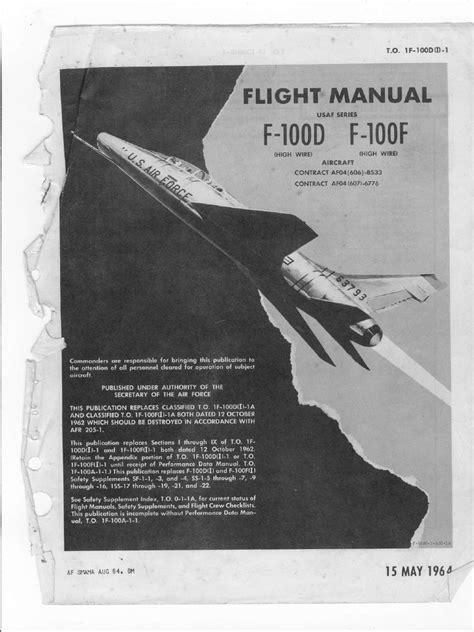 aircraft manual f100