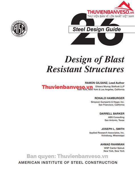 Download Aisc Design Guide On Blast Resistant Structures 