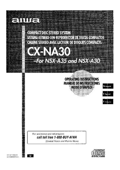 Download Aiwa Cx Na30 User Guide 