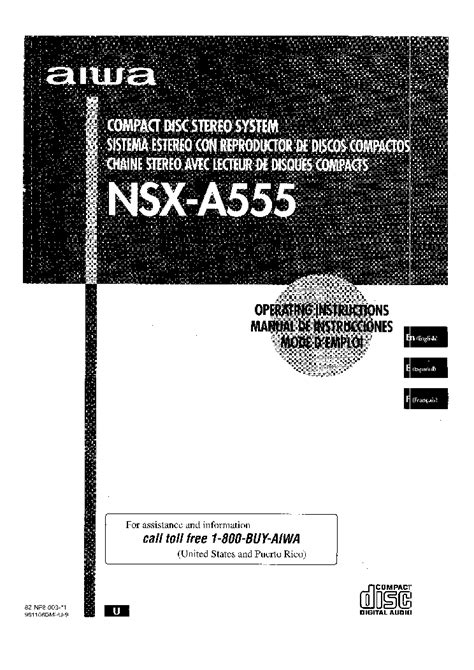 Read Aiwa Nsx User Manual File Type Pdf 