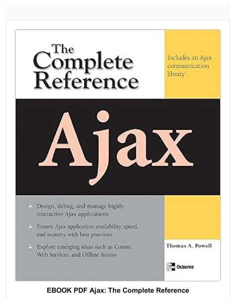 Ajax The Complete Reference