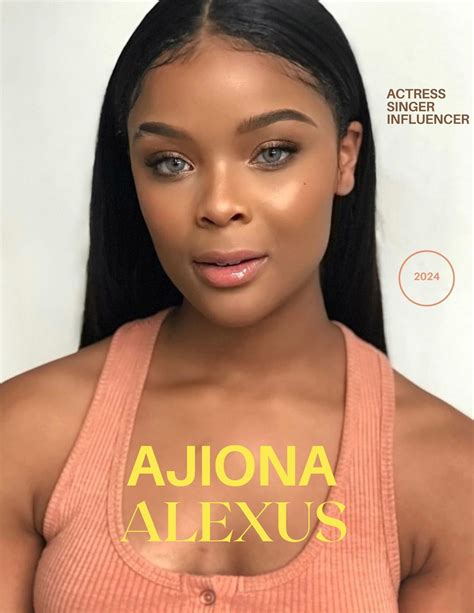 ajiona alexus biography examples