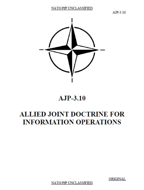 Read Ajp 3 10 Allied Joint Doctrine For Information Operations 