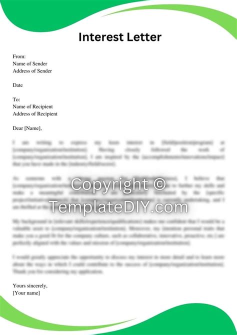 Aka Interest Letter