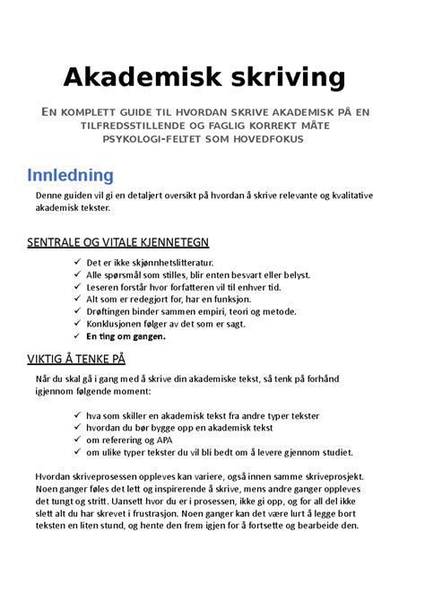 akademisk tekst