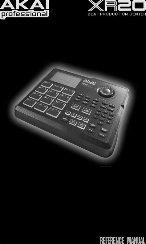 Read Akai Xr20 Pdf Manual 