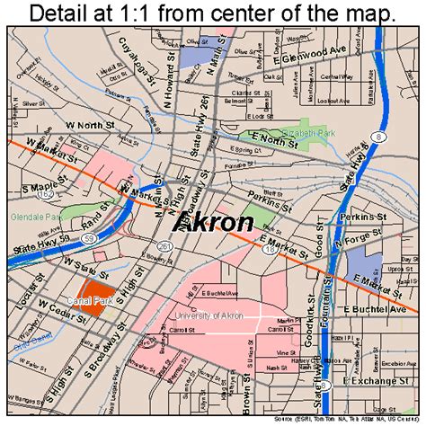 akron ohio zip