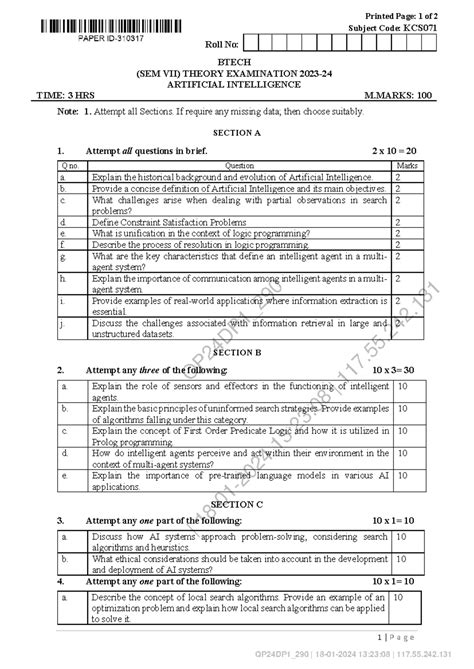 Aktu Previous Year Question Paper