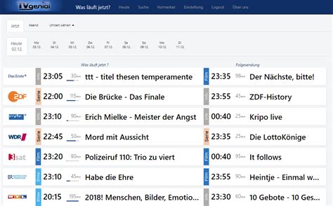 aktuell fernsehprogramm