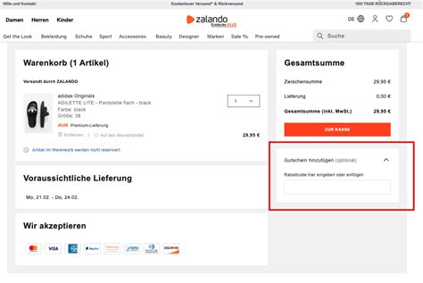 aktueller rabattcode zalando
