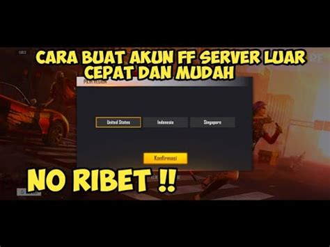 CARA PINDAH SERVER FREE FIRE MEMAKAI AKUN UTAMA 100