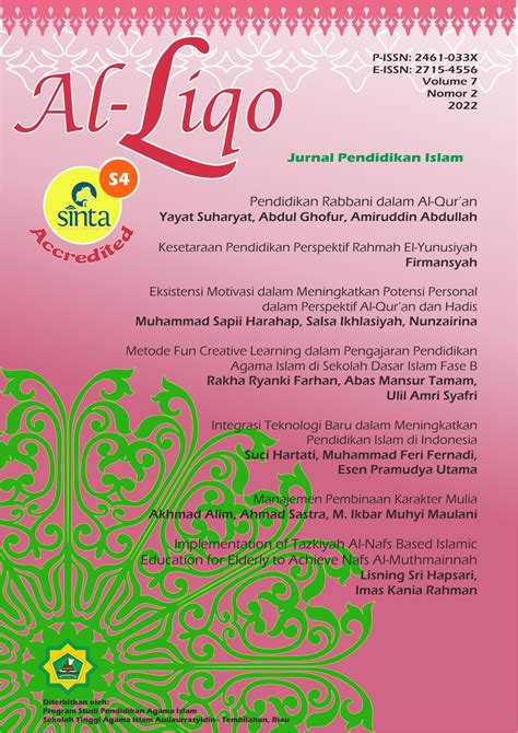 al liqo jurnal pendidikan islam