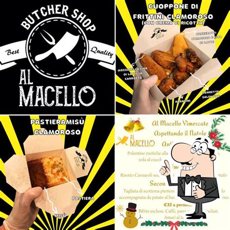 Al Macello Vimercate Menu
