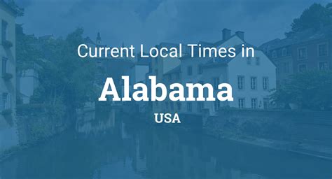 alabama current time now