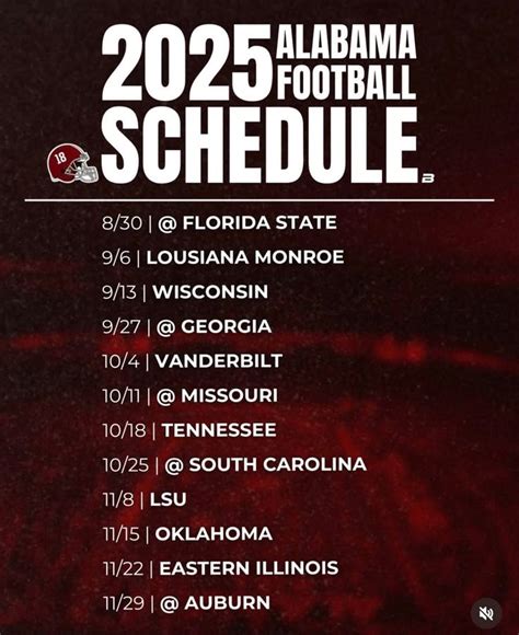alabama fb schedule