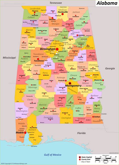 alabama towns map
