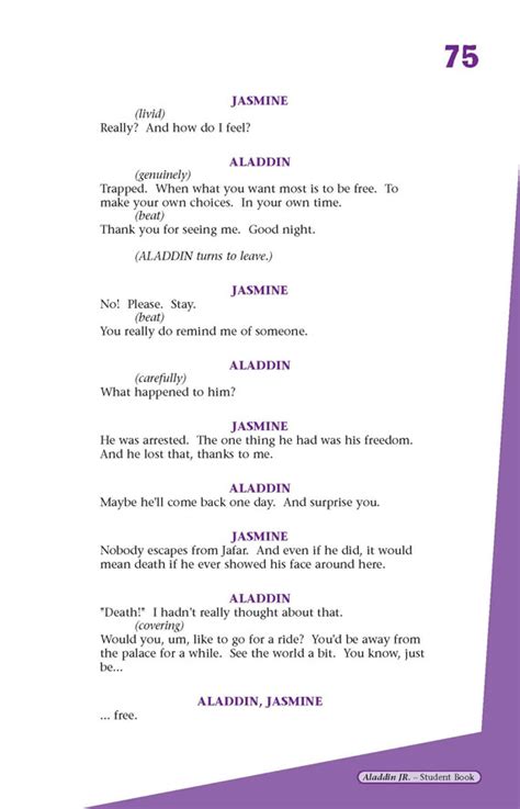 Aladdin Jr Play Script