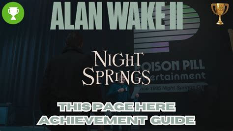Alan Wake Screenplay