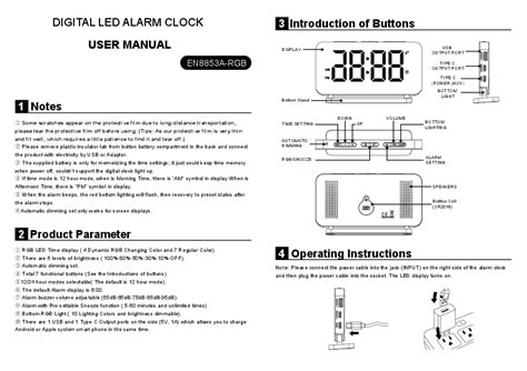 Alarm Clock Manual