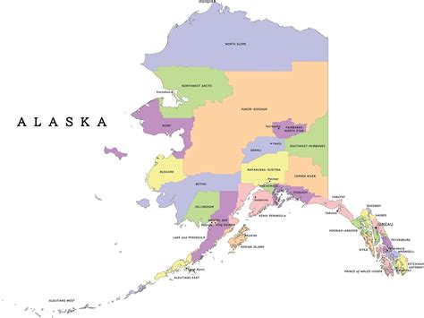 alaska county map