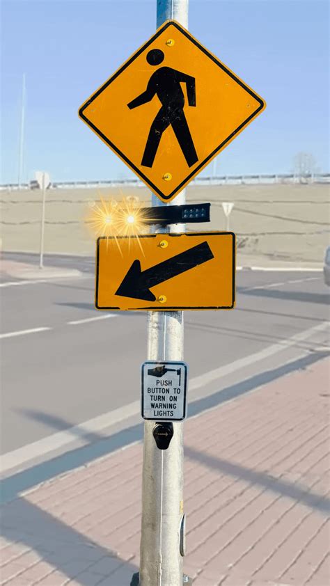 Alaska Dot Flashing Sign Rrfb