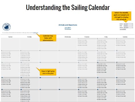 alaska ferry schedule
