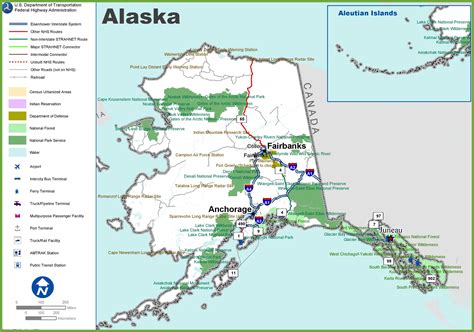 alaska highway map