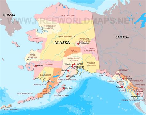 alaska maps