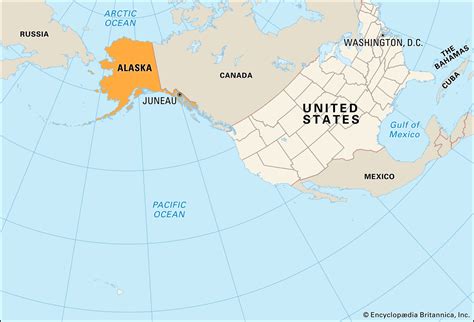 alaska on us map