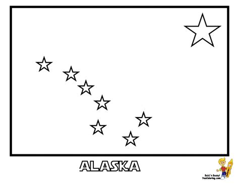 Alaska State Flag Coloring Page Alaska State Bird Coloring Page - Alaska State Bird Coloring Page