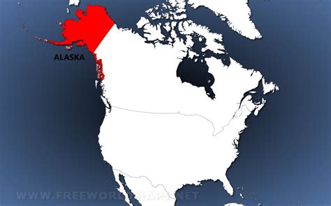 alaska world map