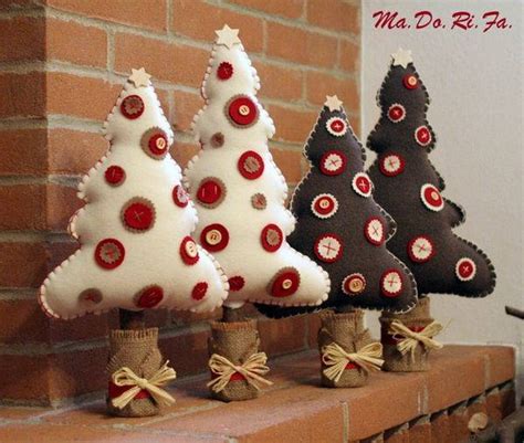 alberelli di natale in pannolenci tutorial