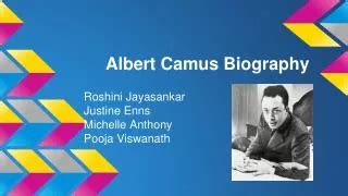 albert camus biography summary form
