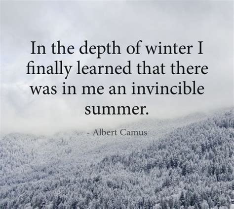 Albert Camus Winter Quote