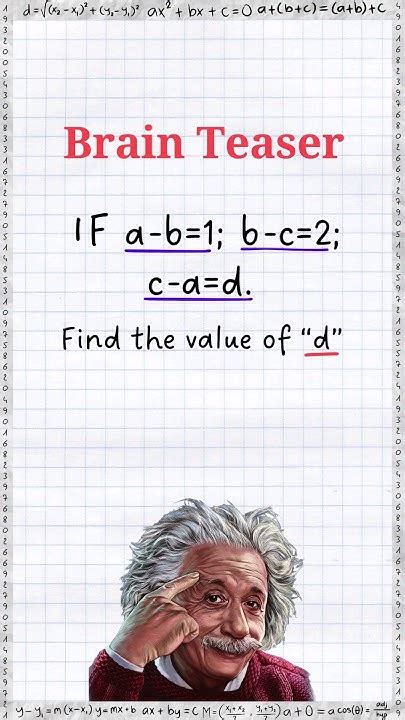 albert einstein brain teaser