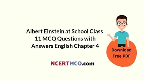 Albert Einstein Class 11 Mcq