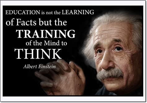 Albert Einstein Education Quote